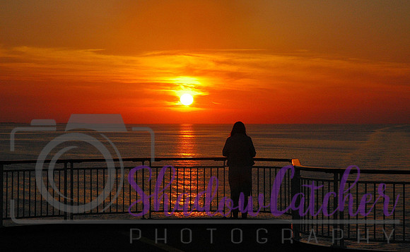 Sunset At Sea